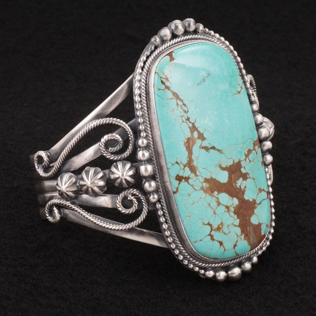 Bobby Johnson Turquoise & Sterling Silver Bracelet