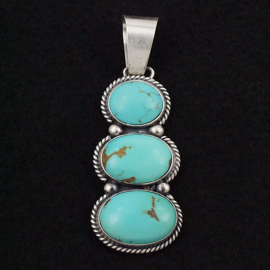 Paul Livingston Turquoise & Sterling Silver Pendant