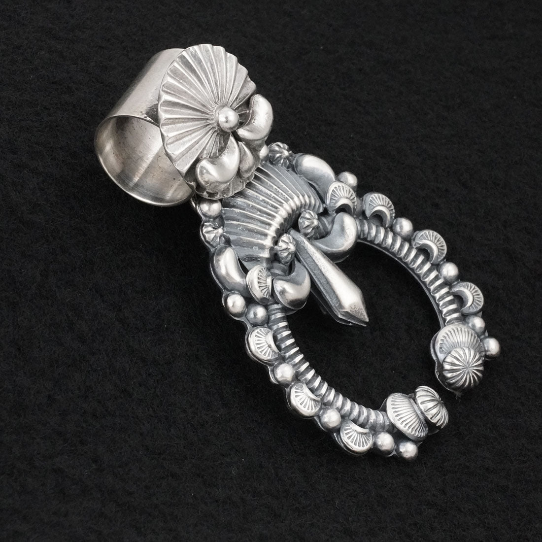 Delbert Gordon Sterling Silver Naja Pendant