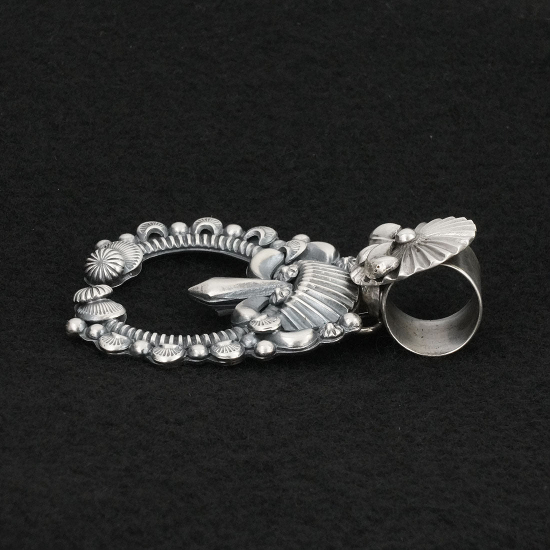 Delbert Gordon Sterling Silver Naja Pendant