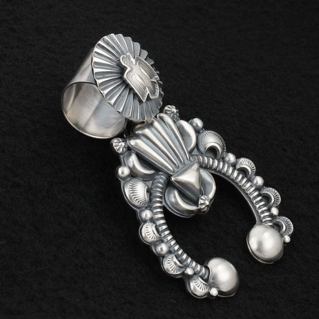 Delbert Gordon Sterling Silver Naja Pendant