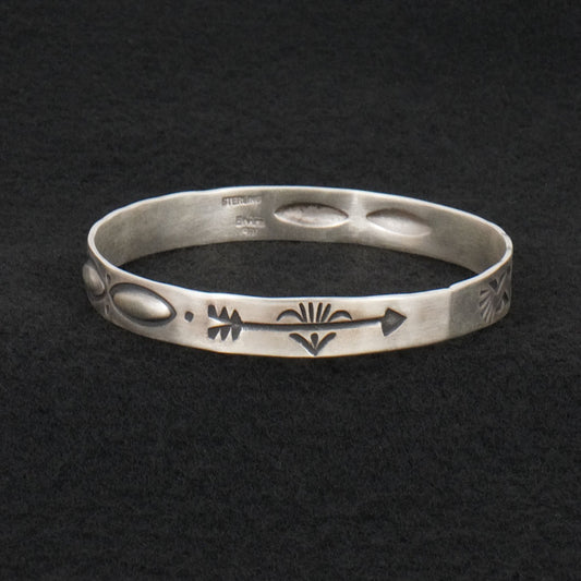 Elvira Bill Sterling Silver Bangle Bracelet