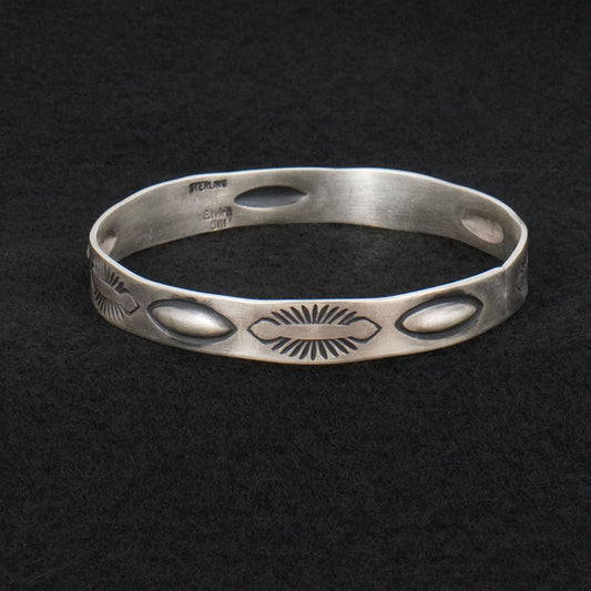 Elvira Bill Sterling Silver Bangle Bracelet