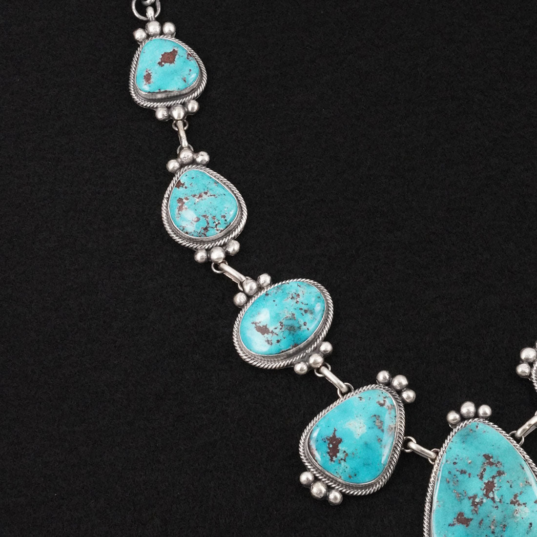 Kathleen Livingston Turquoise & Sterling Silver Necklace Set