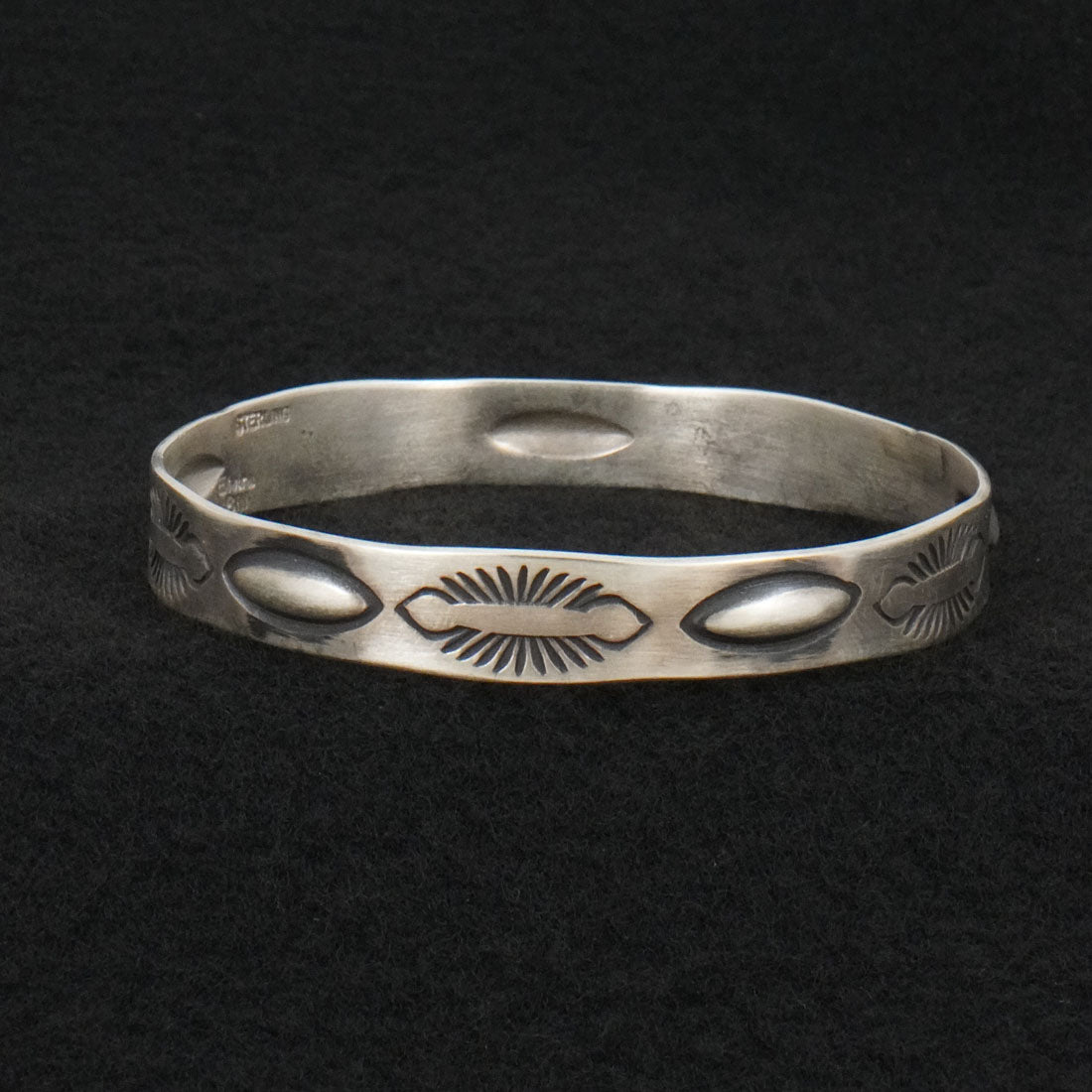 Elvira Bill Sterling Silver Bangle Bracelet