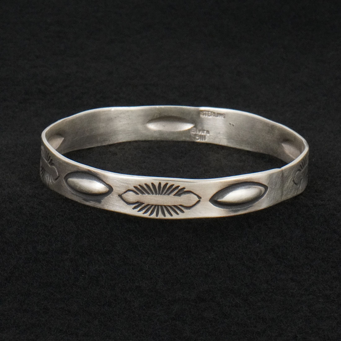 Elvira Bill Sterling Silver Bangle Bracelet