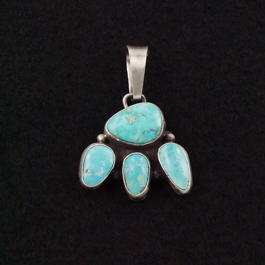 Darrin Livingston Turquoise & Sterling Silver Pendant