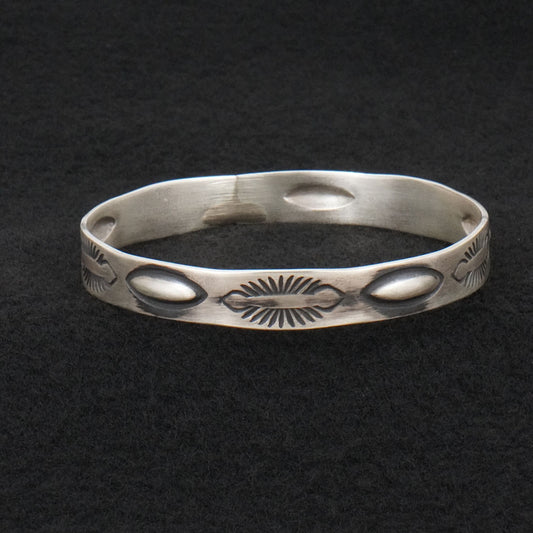 Elvira Bill Sterling Silver Bangle Bracelet