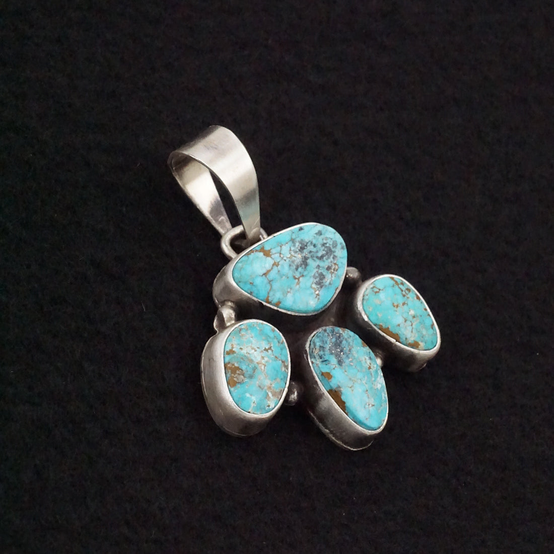 Darrin Livingston Turquoise & Sterling Silver Pendant