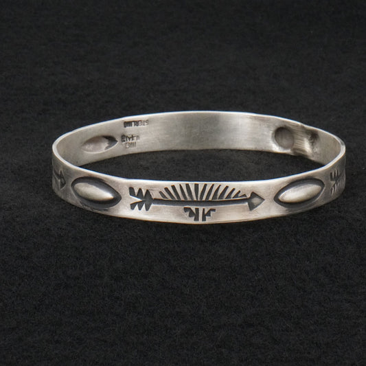 Elvira Bill Sterling Silver Bangle Bracelet