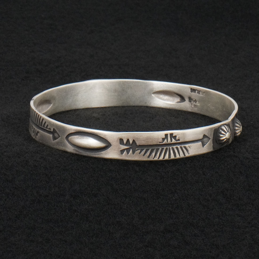 Elvira Bill Sterling Silver Bangle Bracelet