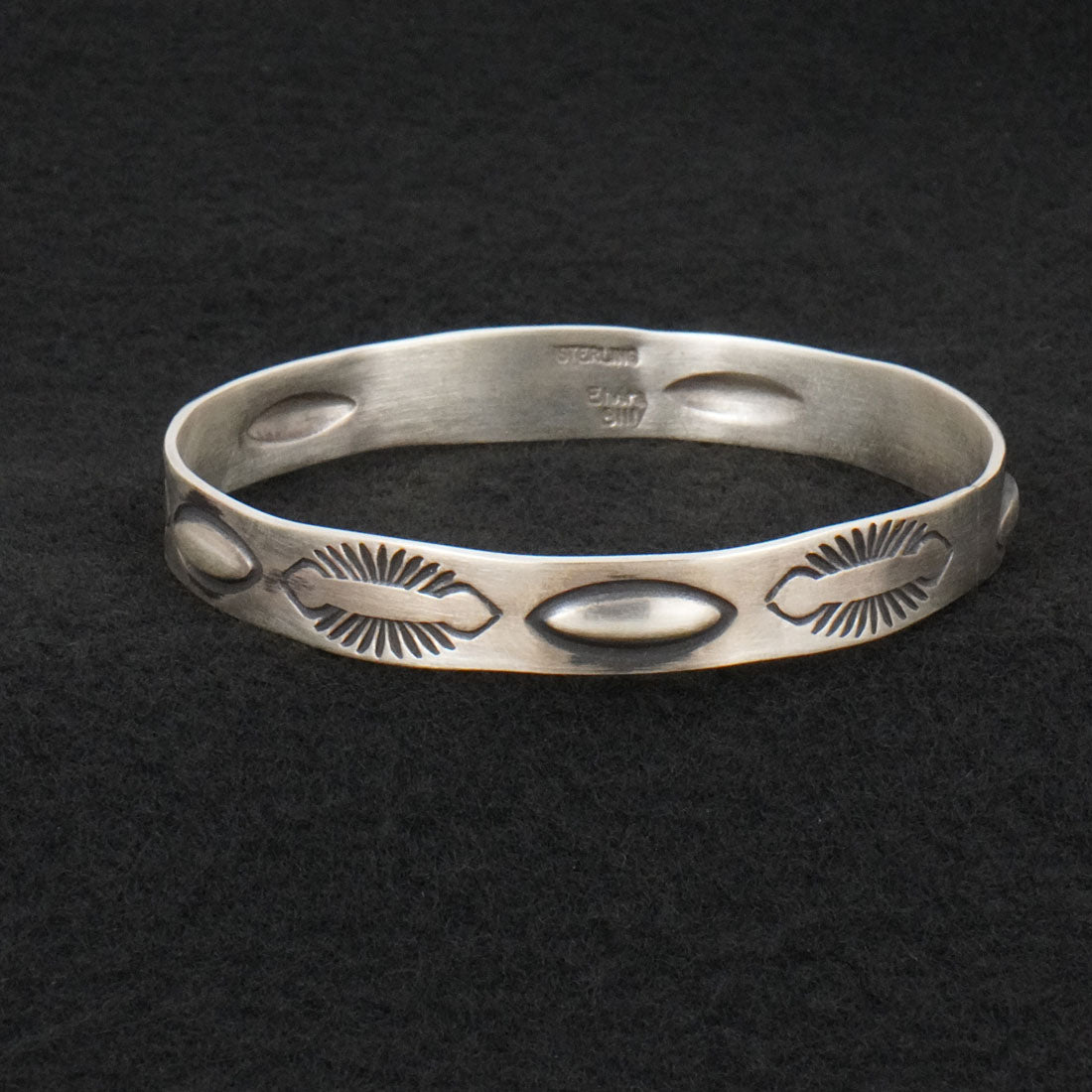 Elvira Bill Sterling Silver Bangle Bracelet