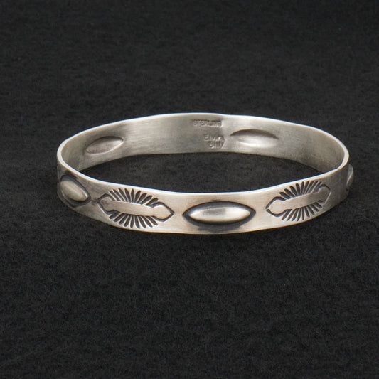 Elvira Bill Sterling Silver Bangle Bracelet