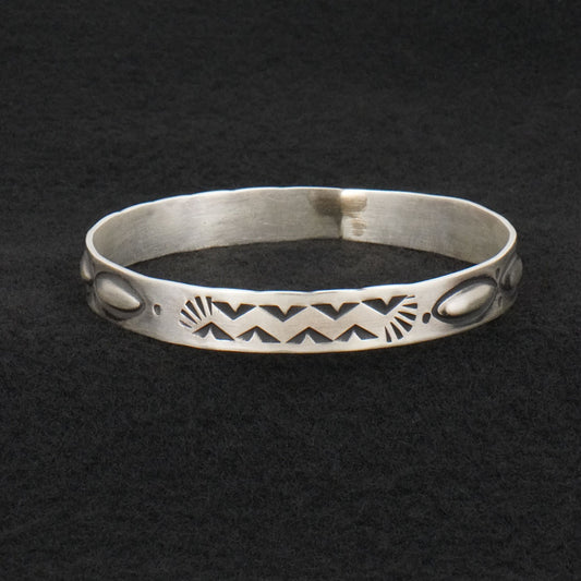 Elvira Bill Sterling Silver Bangle Bracelet