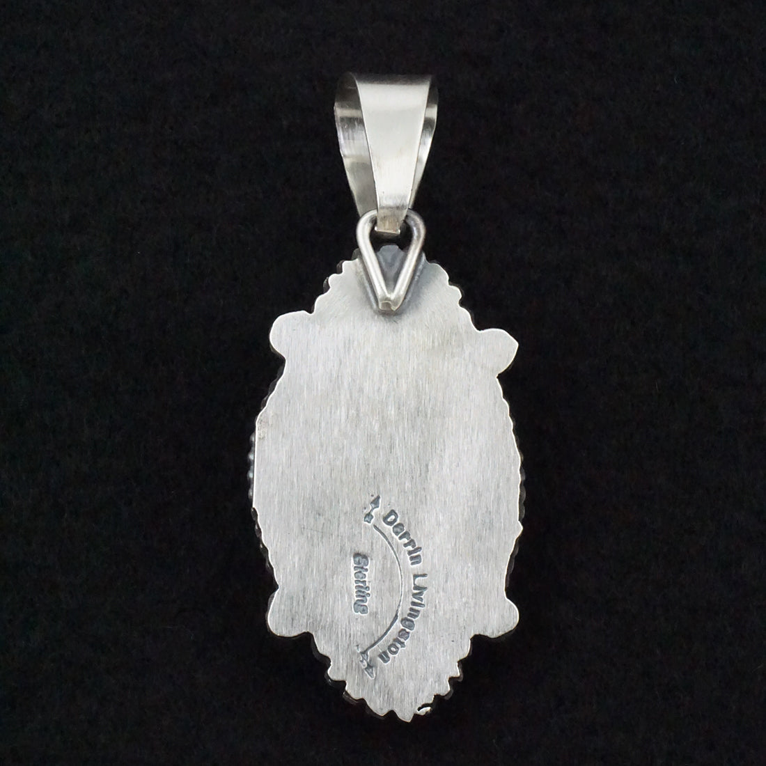 Darrin Livingston Variscite & Sterling Silver Pendant