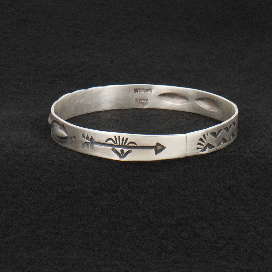 Elvira Bill Sterling Silver Bangle Bracelet