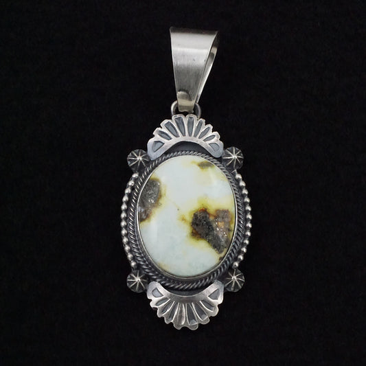 Darrin Livingston Variscite & Sterling Silver Pendant