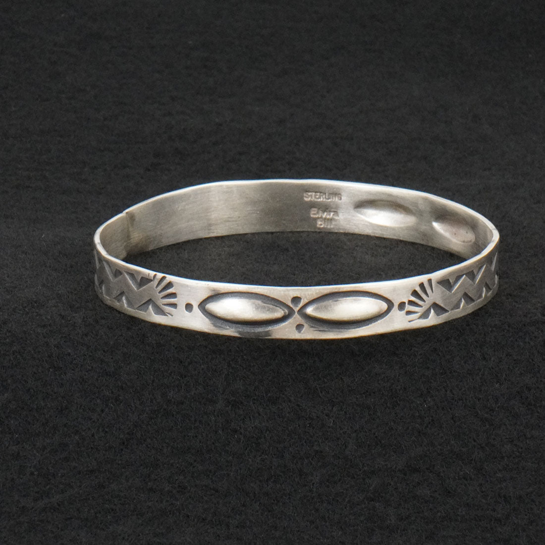 Elvira Bill Sterling Silver Bangle Bracelet
