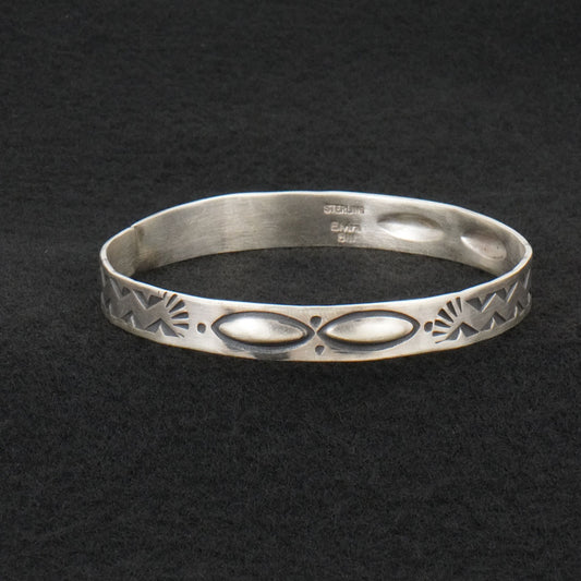 Elvira Bill Sterling Silver Bangle Bracelet
