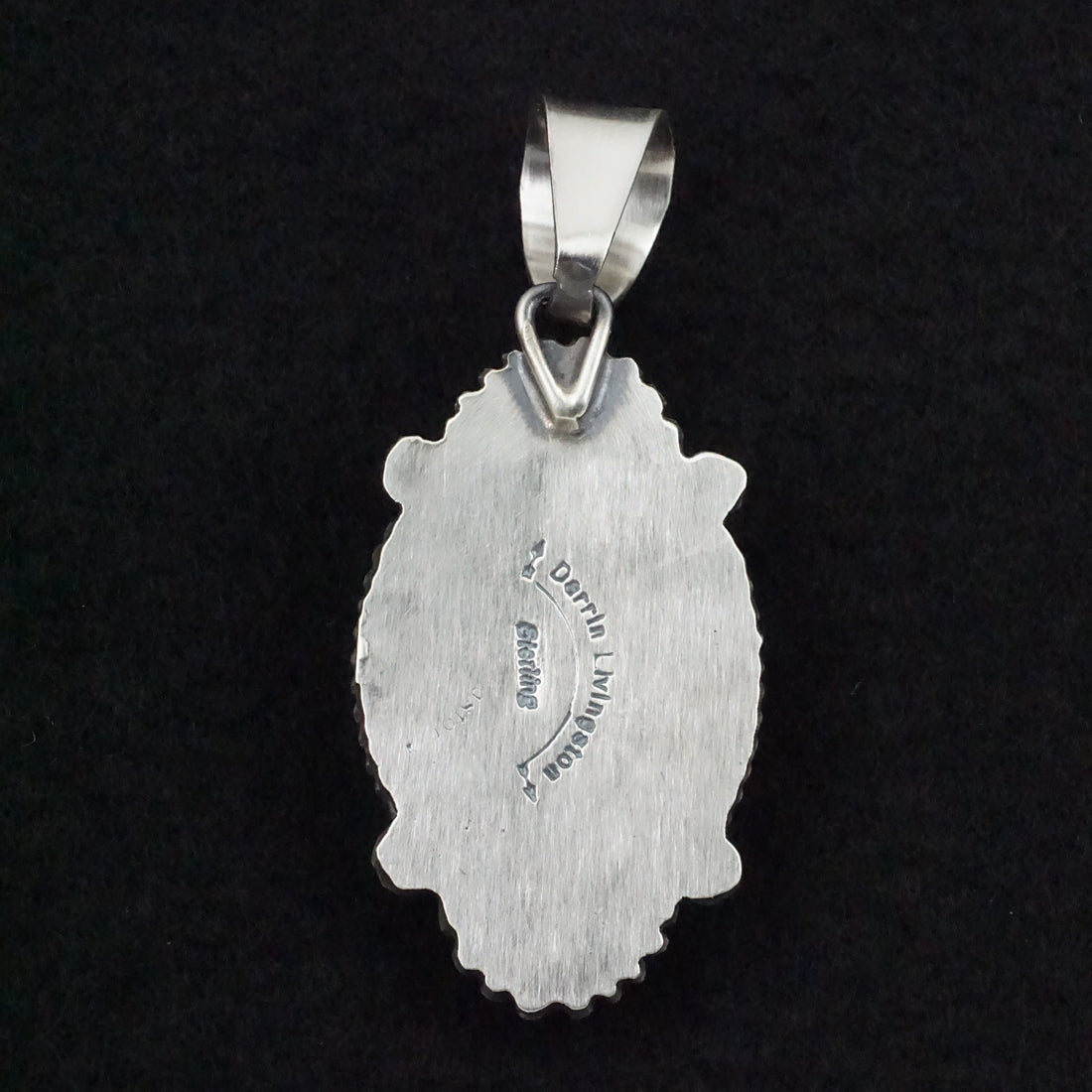 Darrin Livingston Variscite & Sterling Silver Pendant