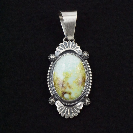 Darrin Livingston Variscite & Sterling Silver Pendant