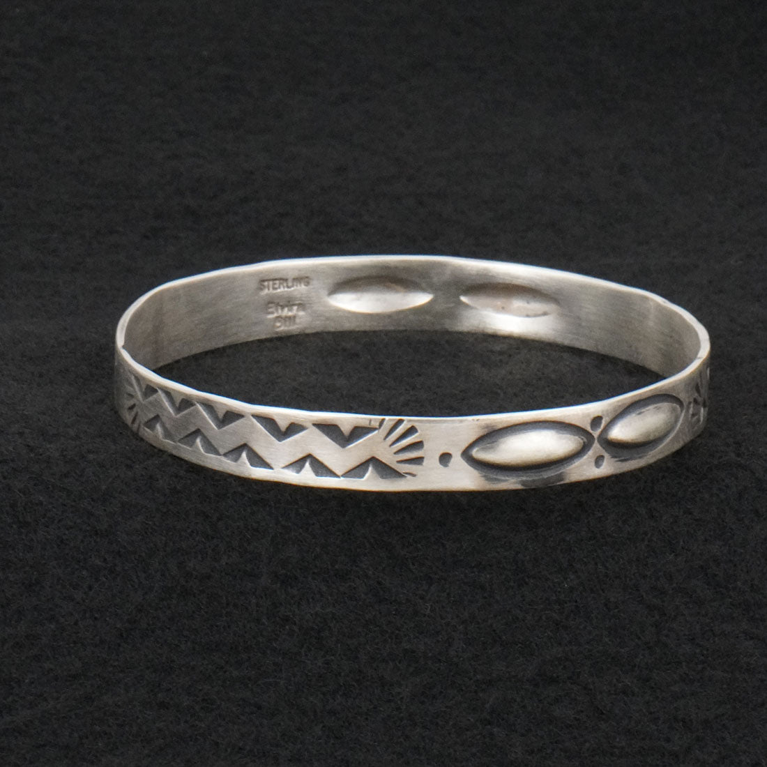 Elvira Bill Sterling Silver Bangle Bracelet