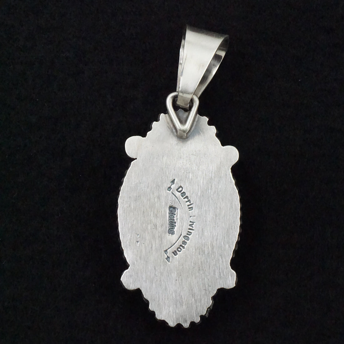 Darrin Livingston Variscite & Sterling Silver Pendant