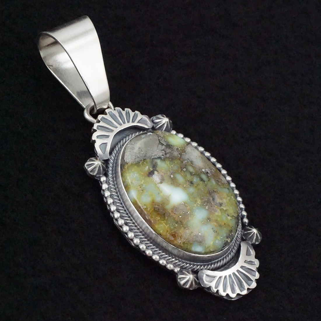 Darrin Livingston Variscite & Sterling Silver Pendant