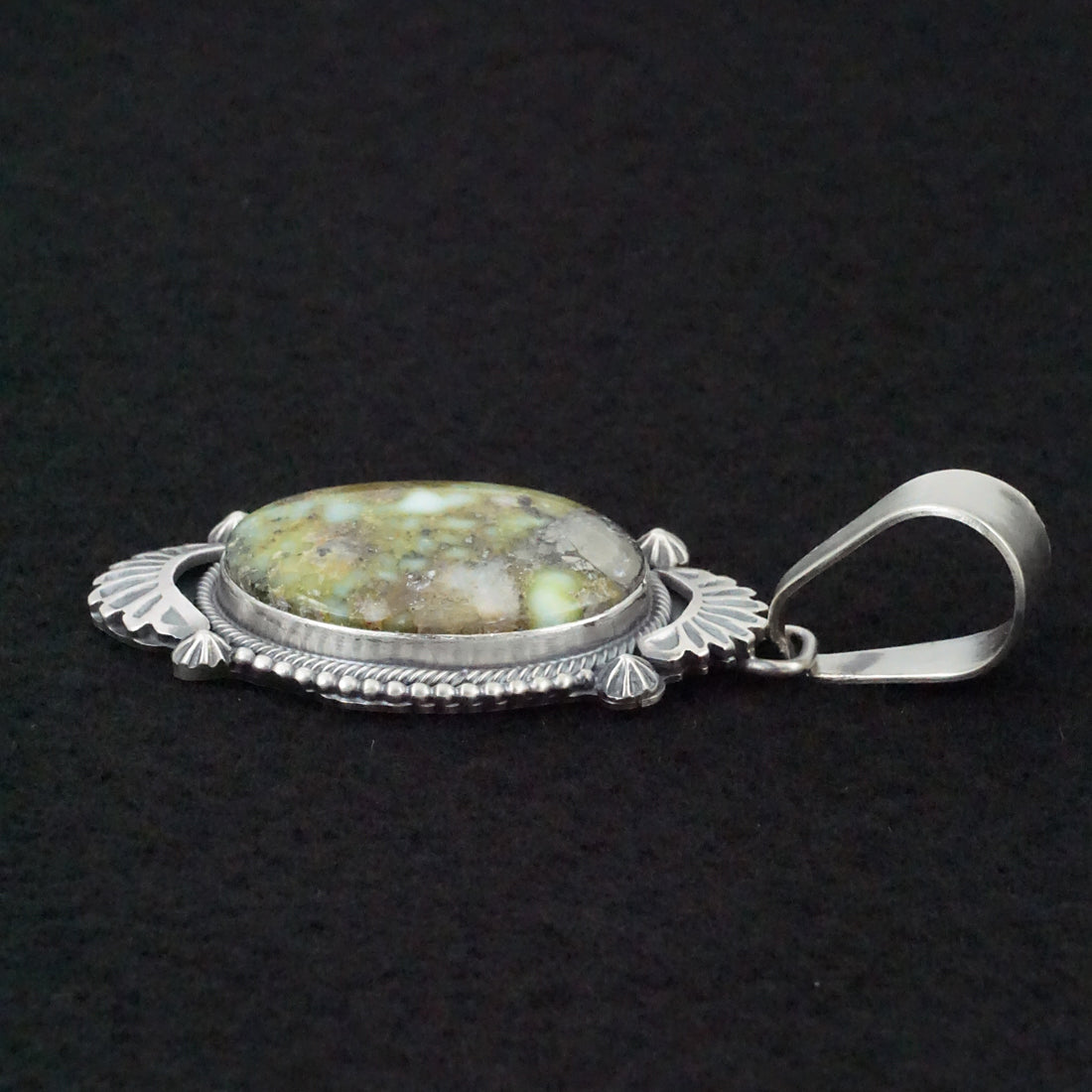 Darrin Livingston Variscite & Sterling Silver Pendant