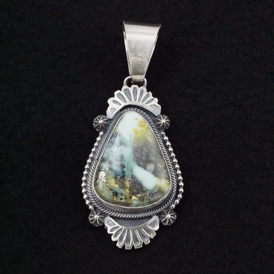 Darrin Livingston Variscite & Sterling Silver Pendant