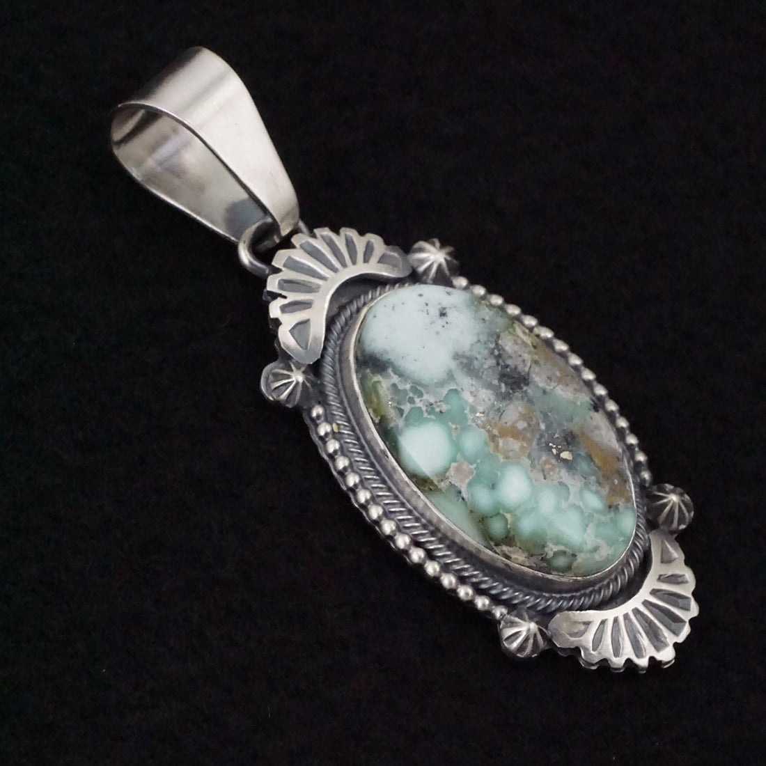 Darrin Livingston Variscite & Sterling Silver Pendant