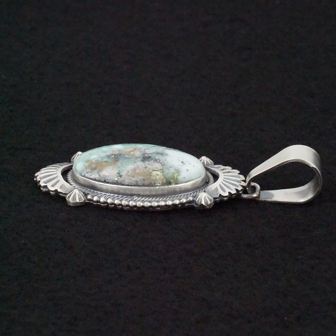 Darrin Livingston Variscite & Sterling Silver Pendant