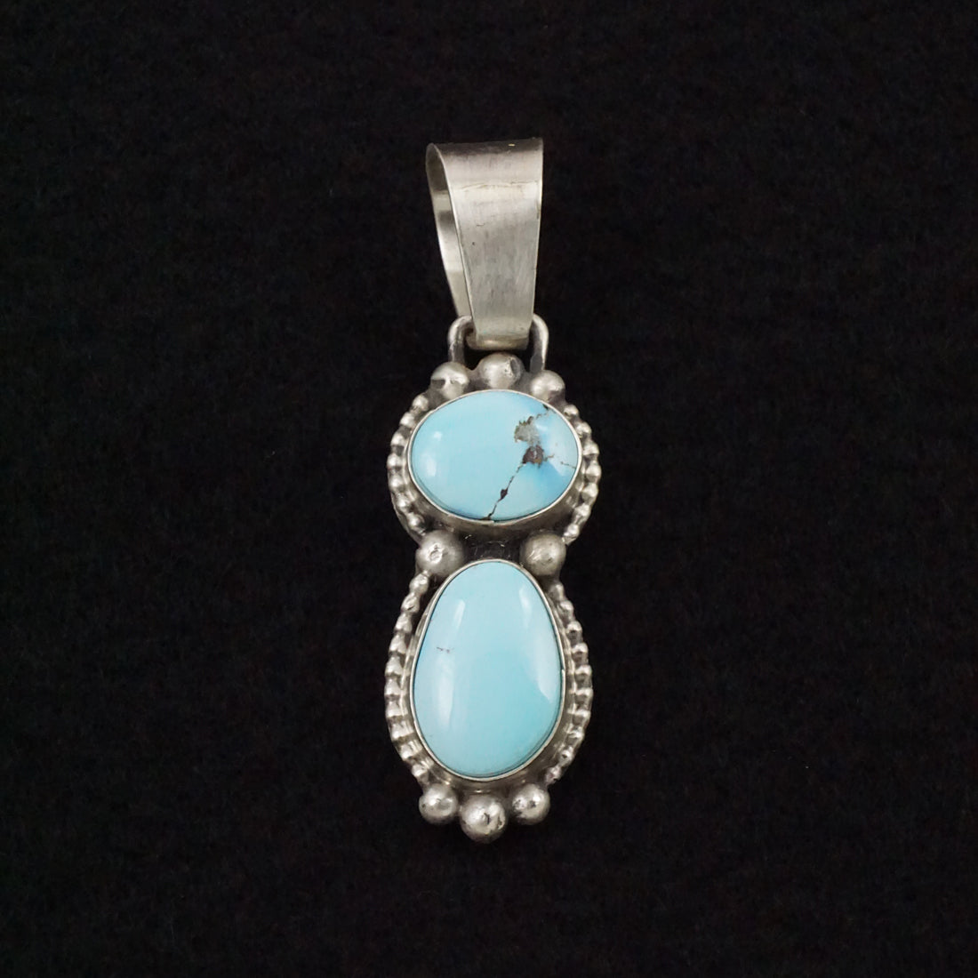 Bobby Johnson Turquoise & Sterling Silver Pendant