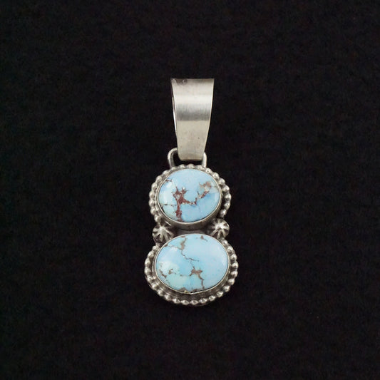 Bobby Johnson Turquoise & Sterling Silver Pendant