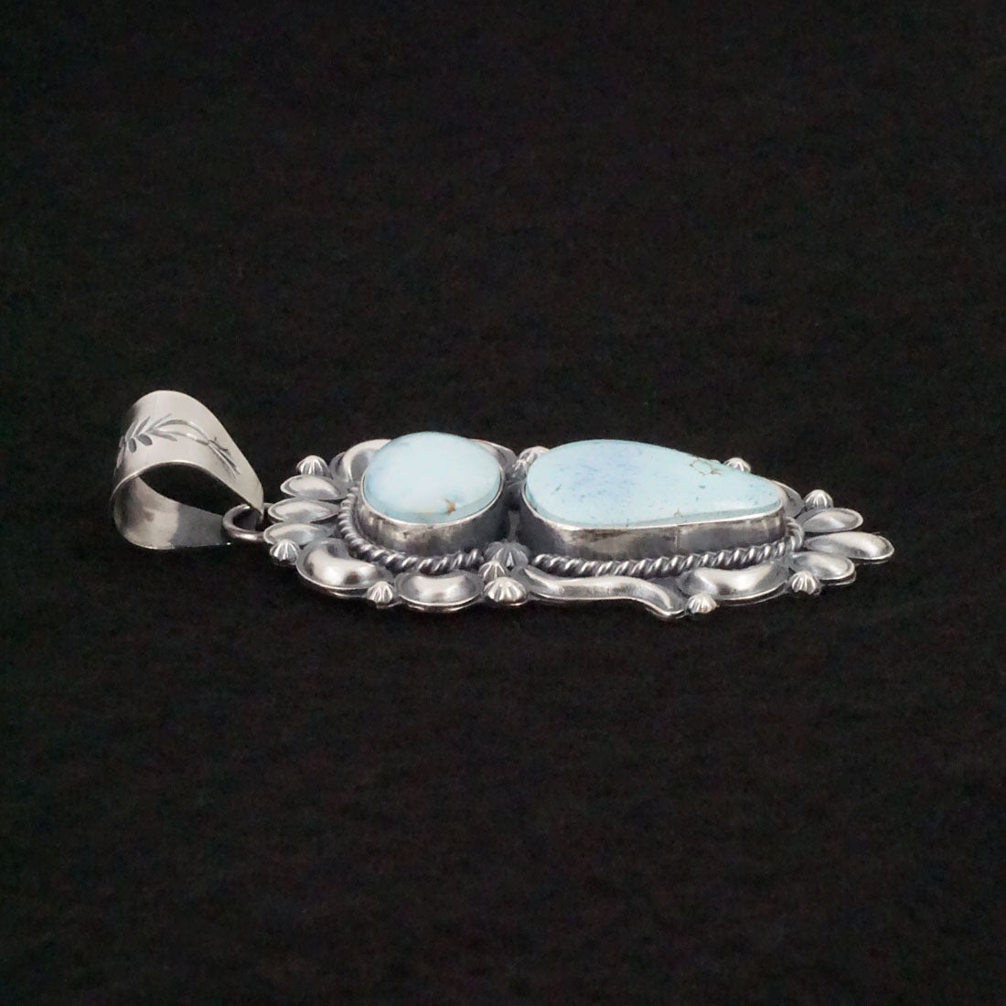 Raymond Delgarito Turquoise & Sterling Silver Pendant