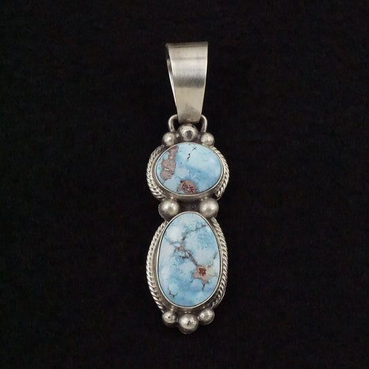 Bobby Johnson Turquoise & Sterling Silver Pendant