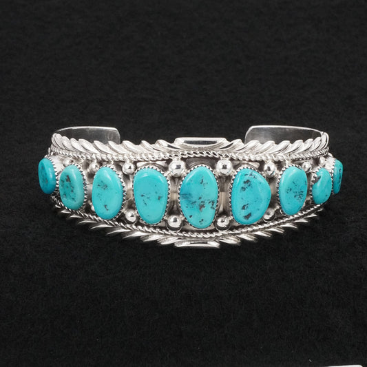 Anthony Brown Turquoise & Sterling Silver Bracelet