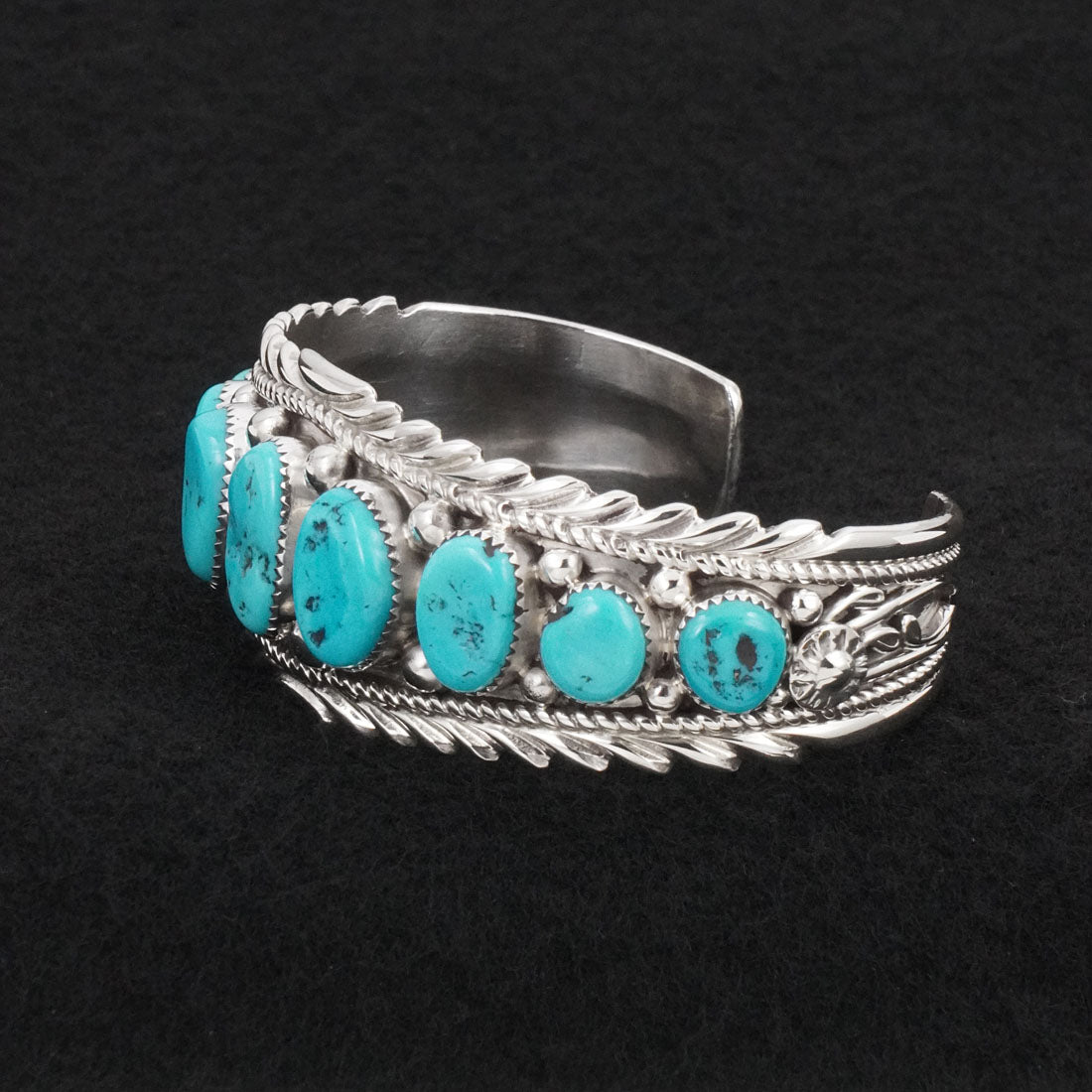 Anthony Brown Turquoise & Sterling Silver Bracelet