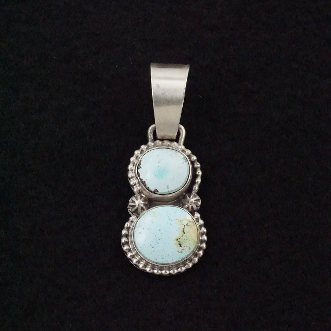 Bobby Johnson Turquoise & Sterling Silver Pendant