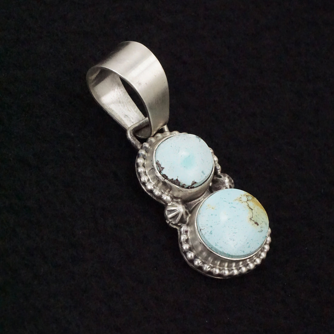 Bobby Johnson Turquoise & Sterling Silver Pendant