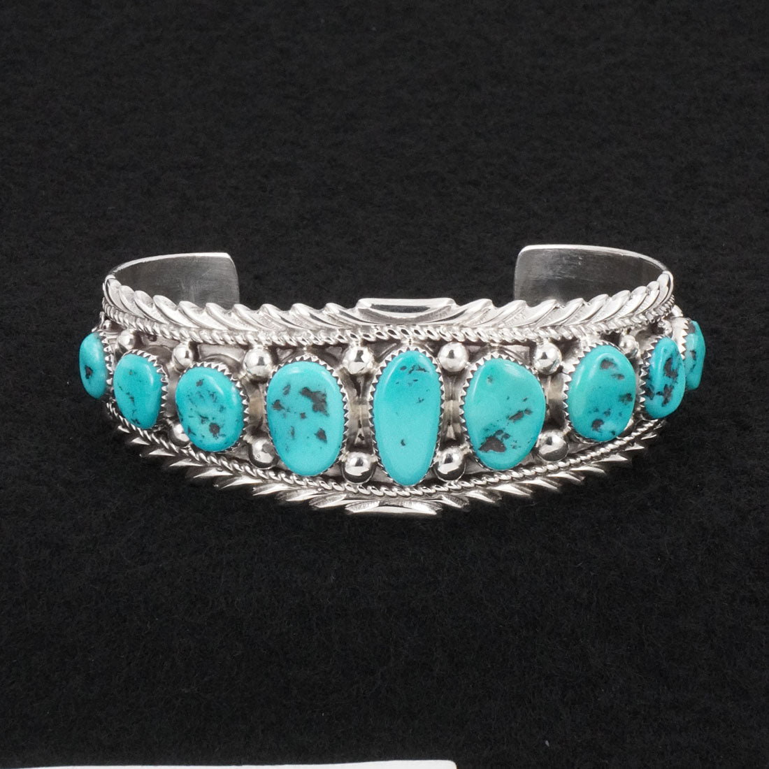 Anthony Brown Turquoise & Sterling Silver Bracelet