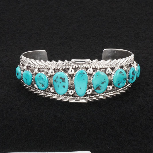 Anthony Brown Turquoise & Sterling Silver Bracelet