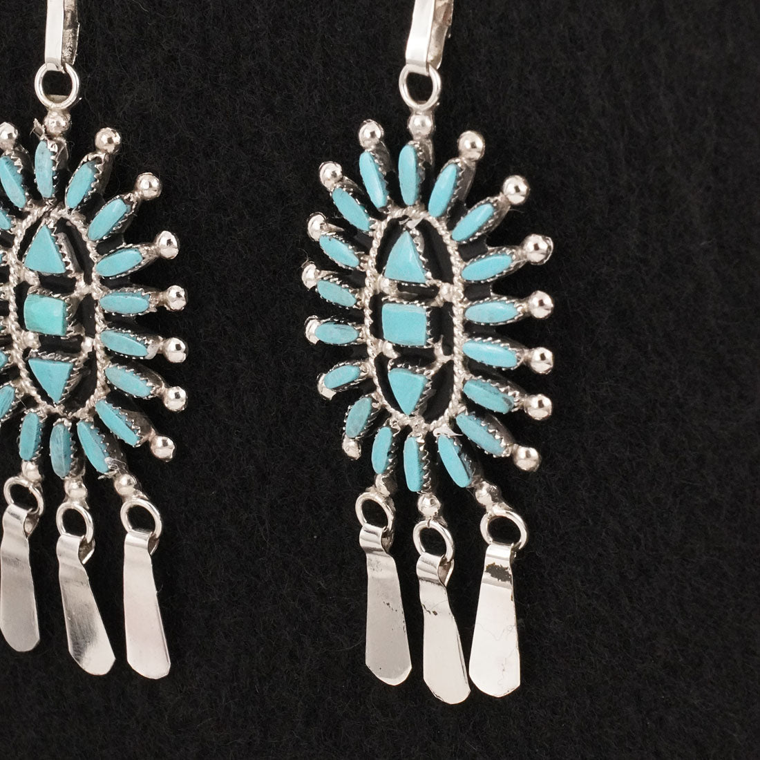 Evonne Hustito Turquoise & Sterling Silver Earrings