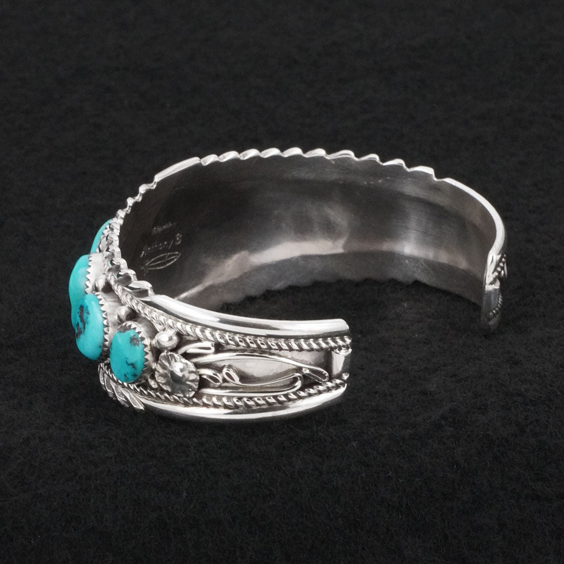 Anthony Brown Turquoise & Sterling Silver Bracelet