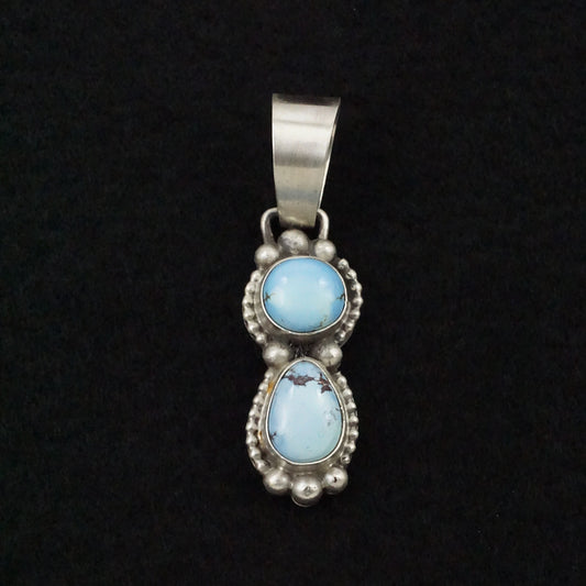 Bobby Johnson Turquoise & Sterling Silver Pendant