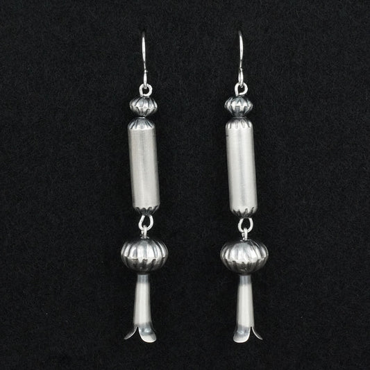 Tonisha Haley Sterling Silver Navajo Pearl Earrings