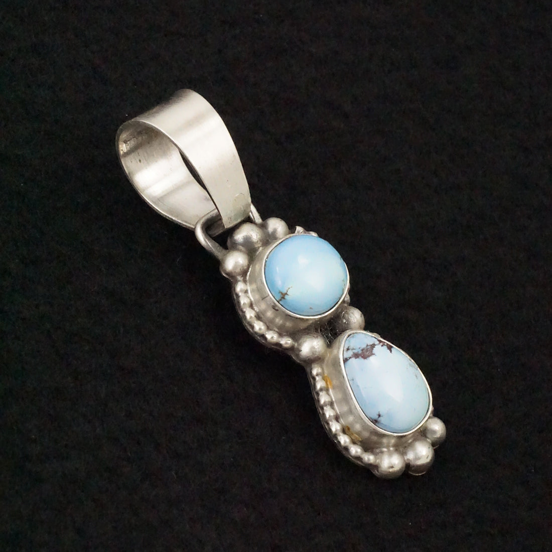 Bobby Johnson Turquoise & Sterling Silver Pendant