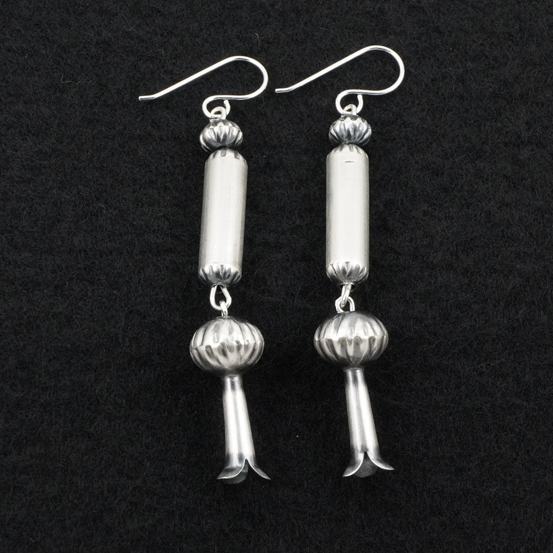 Tonisha Haley Sterling Silver Navajo Pearl Earrings