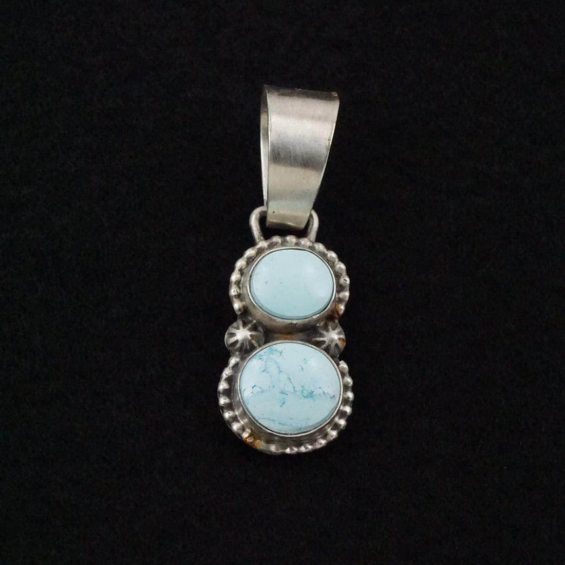 Bobby Johnson Turquoise & Sterling Silver Pendant