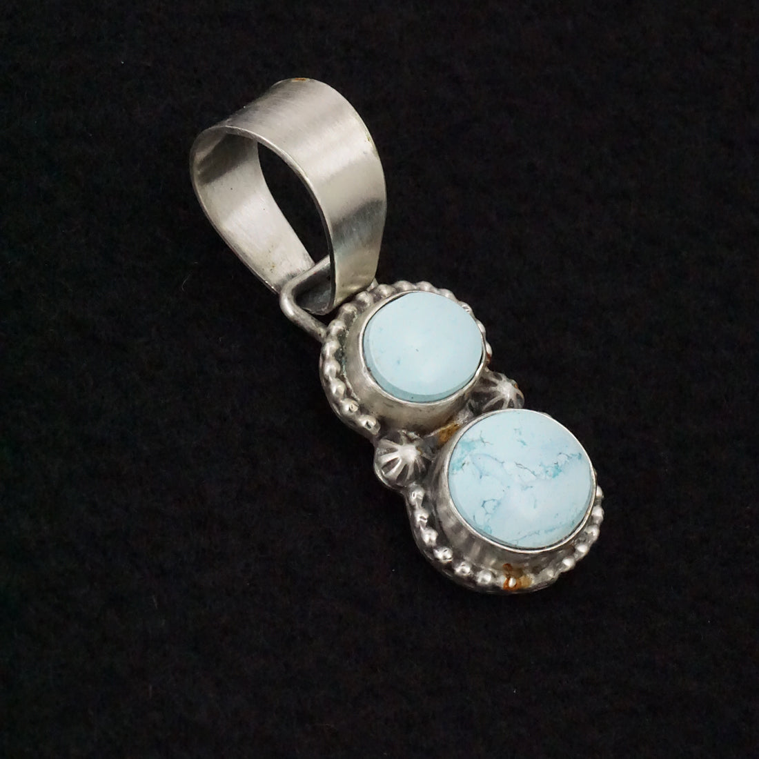 Bobby Johnson Turquoise & Sterling Silver Pendant